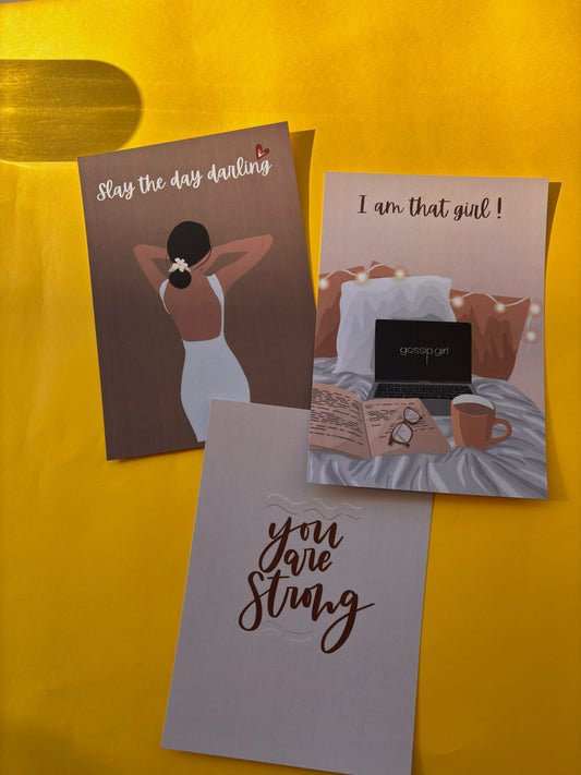 Soft Girl Era – I Am That Girl A5 (Set of 3)