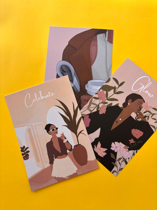 Glow & Celebrate – Boho Muse A5 (Set of 3)