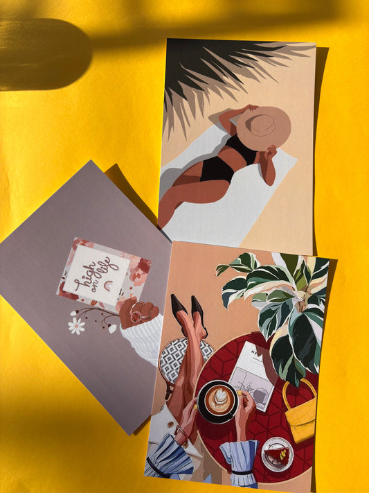 Sip & Slay – Vacay Mood A5 (Set of 3)